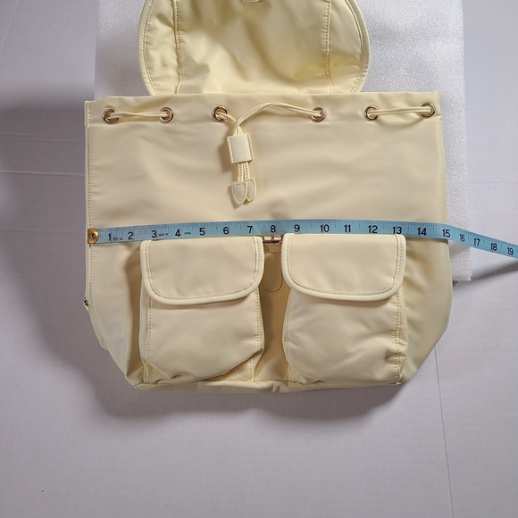 Year of Ours Cream Backpack with Front Pockets main image 3